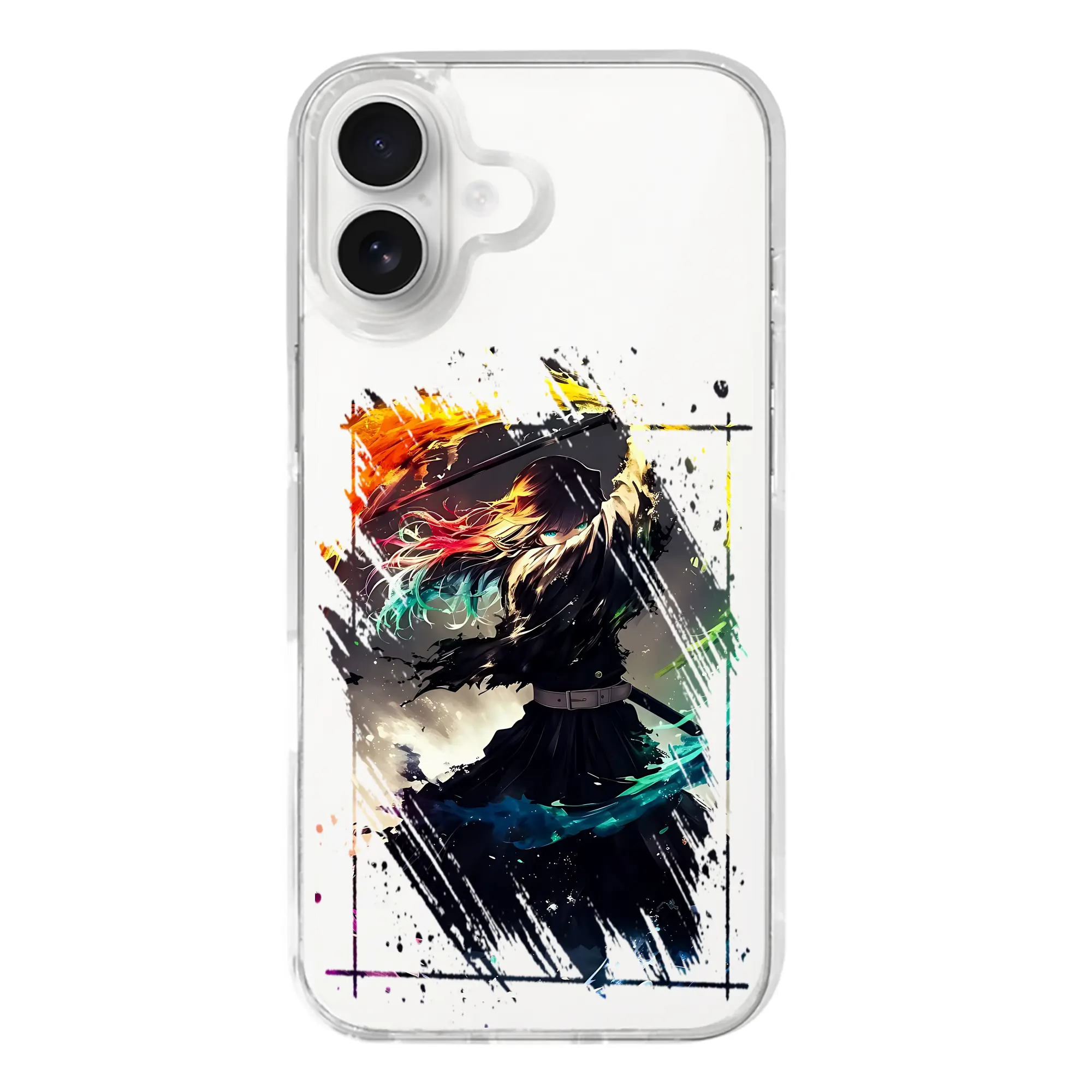 鬼滅の刃 グッズ,時透 無一郎 - iPhone 17シリーズ 透明スマホケース – 薄型・耐衝撃・精密フィット保護カバー